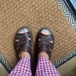Brown Leather Sandals